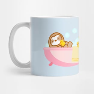 Cute Bubble Bath Sloth Mug